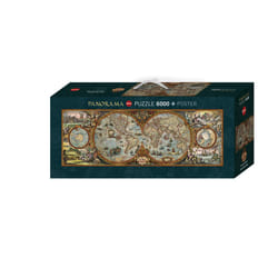 Heye Puzzle Hemisphere Map Jeu de puzzle 6000 pièce(s) Cartes