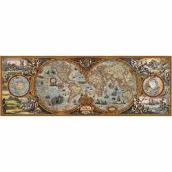 Heye Puzzle Hemisphere Map Jeu de puzzle 6000 pièce(s) Cartes