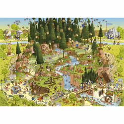 Heye Puzzle 29638 puzzle Contour pour puzzle 1000 pièce(s) Art