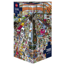 Heye Train Station Jeu de puzzle 2000 pièce(s) Bandes dessinées