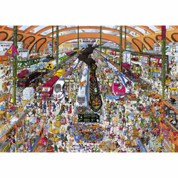 Heye Train Station Jeu de puzzle 2000 pièce(s) Bandes dessinées