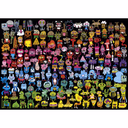 Heye Doodle Rainbow Jeu de puzzle 1000 pièce(s) Art