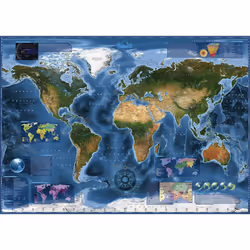 Heye Satellite Map Jeu de puzzle 2000 pièce(s) Cartes
