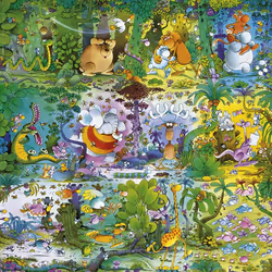 Heye Wildlife Jeu de puzzle 1000 pièce(s) Bandes dessinées