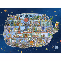 Heye Spaceship Jeu de puzzle 1500 pièce(s) Bandes dessinées