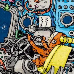 Heye Spaceship Jeu de puzzle 1500 pièce(s) Bandes dessinées