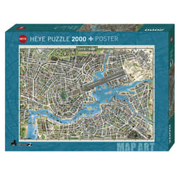 Heye City of Pop Jeu de puzzle 2000 pièce(s) Cartes