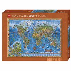 Heye Amazing World, 2000 pièce(s), Cartes