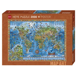 Heye Amazing World Jeu de puzzle 2000 pièce(s) Cartes