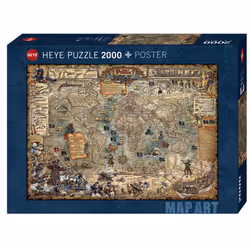 Heye Pirate World, 2000 pièce(s), Cartes