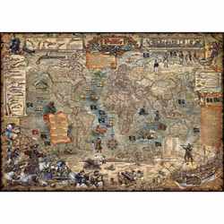 Heye Pirate World Jeu de puzzle 2000 pièce(s) Cartes
