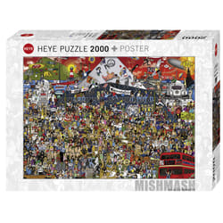 Heye British Music History Jeu de puzzle 2000 pièce(s) Bandes dessinées