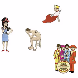 Heye British Music History Jeu de puzzle 2000 pièce(s) Bandes dessinées