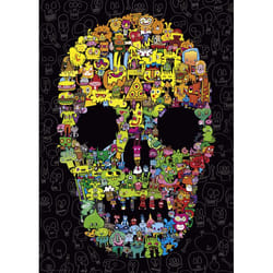 Heye Puzzle 29850 Doodle Skull Jeu de puzzle 1000 pièce(s)