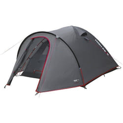 Tente de camping High peak - 10202 - Tente dome Mixte Adulte Gris Fonce/Rouge 300 x 190 x 120 cm