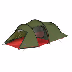 High Peak Falcon 3 LW, camping, Cadre rigide, Tente tunnel, 3 personne(s), 4,1 kg, Vert, Rouge