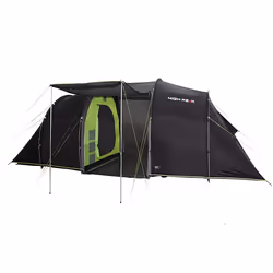 High Peak Tauris 4, camping, Tente tunnel, 11,8 kg, Vert, Gris