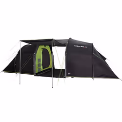 High Peak Tauris 6, camping, Tente tunnel, 14,2 kg, Noir