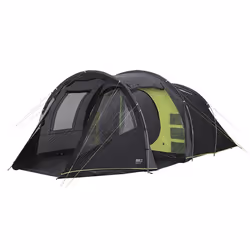 High Peak Paros 5, camping, Tente tunnel, 11,8 kg, Vert, Gris