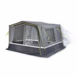 High Peak Tramp 2.0, camping, Cadre rigide, Tente familiale, Gris