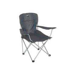 High Peak Salou Chaise de camping 4 pieds Bleu, Gris