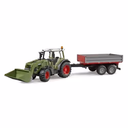 Tracteur Fendt Vario 211 avec chargeur et remorque