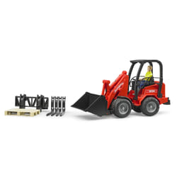 BRUDER Chargeur Compact Schäffer 2034 Avec Personnage Et Accessoires