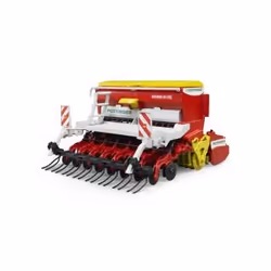 BRUDER Pöttinger Vitasem 302ADD, Rouge, Blanc, Jaune