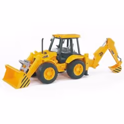 BRUDER JCB 4CX Backhoe loader, 3 an(s), Synthétique ABS, Noir, Jaune