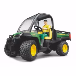 BRUDER John Deere Gator XUV 855D with driver, 4 an(s), Synthétique ABS, Multicolore