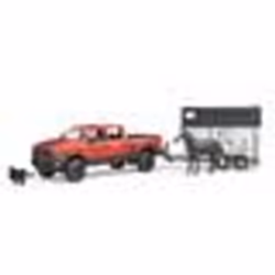 BRUDER Véhicule Ram 2500 Power Wagon Avec Van Et Cheval, 3 an(s), Plastique, Rouge