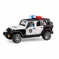 BRUDER Jeep Wrangler Unlimited Rubicon Police Avec Policier
