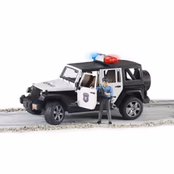 BRUDER Jeep Wrangler Unlimited Rubicon Police Avec Policier - Vue supplémentaire 5
