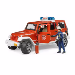 BRUDER Jeep Wrangler Unlimited Rubicon Pompier Avec Pompier