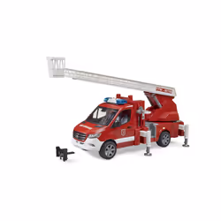 BRUDER 02673, Camion de pompier, 4 an(s), Synthétique ABS, Rouge, Blanc