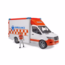 BRUDER 02676 Modèle d’ambulance Pré-assemblé 1:16