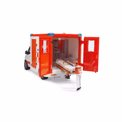 BRUDER 02676 Modèle d’ambulance Pré-assemblé 1:16