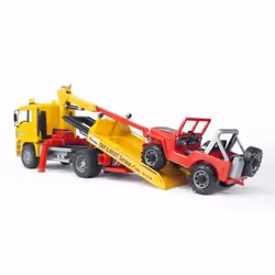 BRUDER MAN TGA Breakdown truck with cross country vehicle