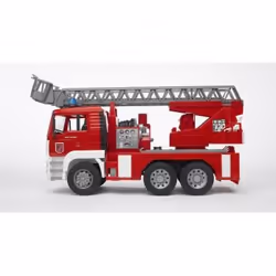 BRUDER MAN Fire engine with selwing ladder