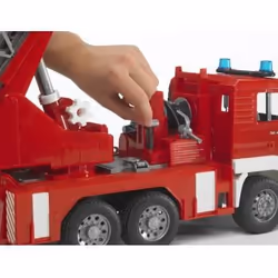 Bruder MAN Camion Pompiers Avec Échelle Pivotante 1:16 Multicolore - Vue supplémentaire 4