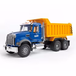 BRUDER MACK Granite Tip up truck, 3 an(s), Synthétique ABS, Bleu, Jaune