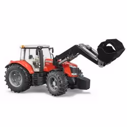 BRUDER Massey Ferguson 7624 with frontloader - Vue supplémentaire 4