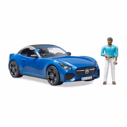 BRUDER Roadster, Véhicule, 3 an(s), Acrylonitrile-Butadiène-Styrène (ABS), Noir, Bleu