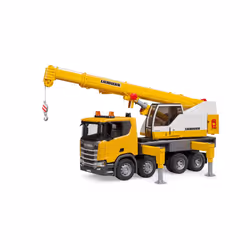 BRUDER SCANIA Super 560R Liebherr Crane Truck, Camion avec grue, 3 an(s), Acrylonitrile-Butadiène-Styrène (ABS), Noir, Blanc, ...