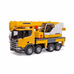 BRUDER SCANIA Super 560R Liebherr Crane Truck