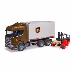 BRUDER SCANIA Super 560R UPS Logistics Truck, Camion, 3 an(s), Acrylonitrile-Butadiène-Styrène (ABS), Multicolore