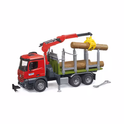 BRUDER 03669, Camion avec grue, 4 an(s), Vert, Rouge
