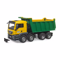 BRUDER MAN TGS Kipp-LKW, Camion, 3 an(s), Acrylonitrile-Butadiène-Styrène (ABS), Vert, Jaune