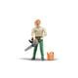 BRUDER Figurine Bûcheron avec Accessoires Forestiers