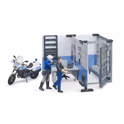 BRUDER Police Station with Police Motorcycle
